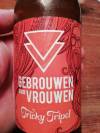 Gebrouwen Door Vrouwen Tricky Tripel Etikett