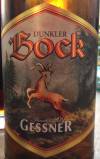 Gessner Dunkler Bock Etikett