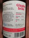 Glaabsbräu Export Etikett 2