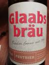 Glaabsbräu Festbier Etikett 1