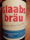 Glaabsbräu Hefeweizen Hell Etikett 1