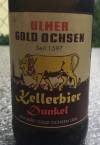 Gold Ochsen Kellerbier Dunkel Etikett