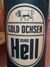 Gold Ochsen Ulmer Hell Etikett