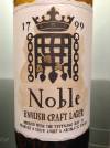 Greene King Noble English Craft Lager Etikett