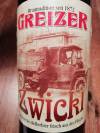 Greizer Zwickl Etikett