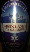 Grønland Ice Cap Beer Ice Fjord Lager Etikett