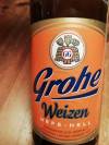 Grohe Weizen Hefe-Hell Etikett