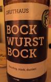 Gruthaus Bockwurst Bock Etikett
