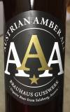 Brauhaus Gusswerk Austrian Amber Ale Etikett