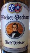 Hacker-Pschorr Hefe Weisse Ettikett