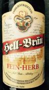 Hell-Bräu Fein-Herb Etikett