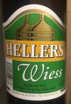 Hellers Wiess Etikett