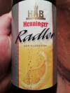 Henninger Radler Etikett