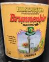 Hilsenbeck's Brunnenbier "naturtrüb" Etikett