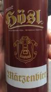 Hösl Märzenbier Etikett
