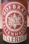 Hofbräu Kaltenhausen Kellerbier Etikett
