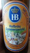 Hofbräu Sommerzwickl Etikett