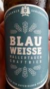 Hohenthanner Schlossbrauerei Blau Weisse Etikett
