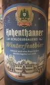Hohenthanner Schlossbrauerei Winterfestbier Etikett