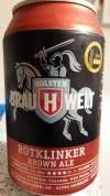 Holsten Brauwelt Rotklinker Brown Ale Etikett