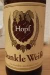 Hopf Dunkle Weiße Etikett