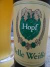 Hopf Helle Weiße Etikett