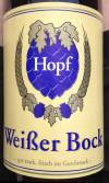 Hopf Weißer Bock Etikett