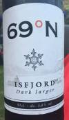 69°N Isfjord Dark Lager Etikett