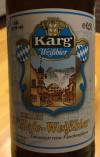 Karg Helles Hefe-Weißbier Etikett
