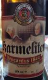 Karmeliten Brocardus 1844 Etikett
