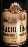 Karmeliten Kloster Dunkel Etikett