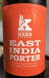 Kees East India Porter Etikett