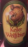 Keiler Weißbier Etikett