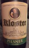Kloster Pilsner Etikett