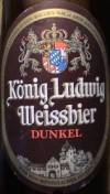 König Ludwig Weissbier Dunkel Etikett