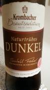 Krombacher Brautradition Naturtrübes Dunkel Etikett