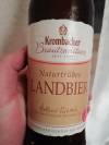 Krombacher Brautradition Naturtrübes Landbier Etikett