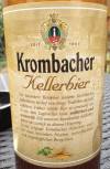 Krombacher Kellerbier Etikett
