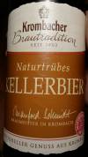 Krombacher Kellerbier Etikett Neu