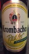 Krombacher Radler Naturtrüb Etikett