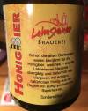 Lahnsteiner Honigbier Etikett