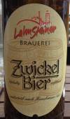 Lahnsteiner Zwickel Bier Etikett