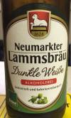 Neumarkter Lammsbräu Dunkle Weiße Alkoholfrei Etikett