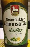 Neumarkter Lammsbräu Radler Etikett