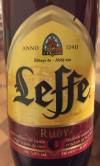 Leffe Ruby Etikett