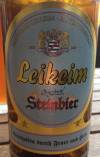 Leikeim Steinbier Original Etikett