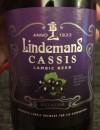 Lindemans Cassis Etikett