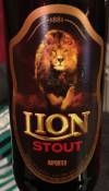 Lion Stout Etikett