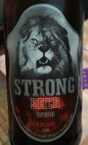 Lion Strong Beer Etikett