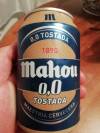 Mahou 0.0 Tostada Etikett